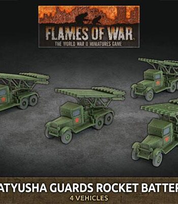 Wwii Soviet  Katyusha Guards Rocket Battery  X4 Plastic