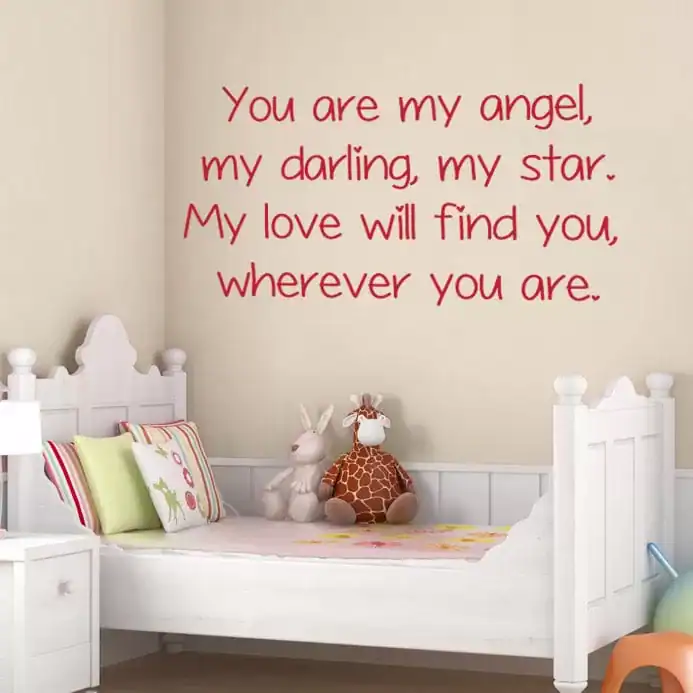 You Are My Angel Wallsticker