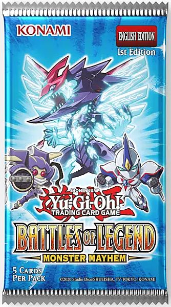 Yu-gi-oh Battles Of Legend: Monster Mayhem Booster Pack