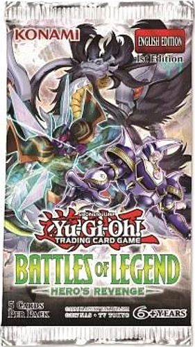 Yu-gi-oh Booster Pakke Battles Of Legend: Hero Revenge Booster Display Box Med 24 Pakker