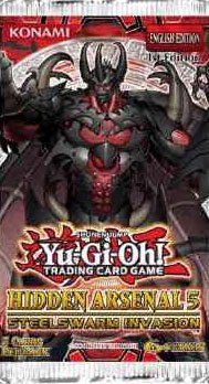 Yu-gi-oh Booster Pakke Hidden Arsenal : Steelswarm Invasion 1st Edition Booster Pack
