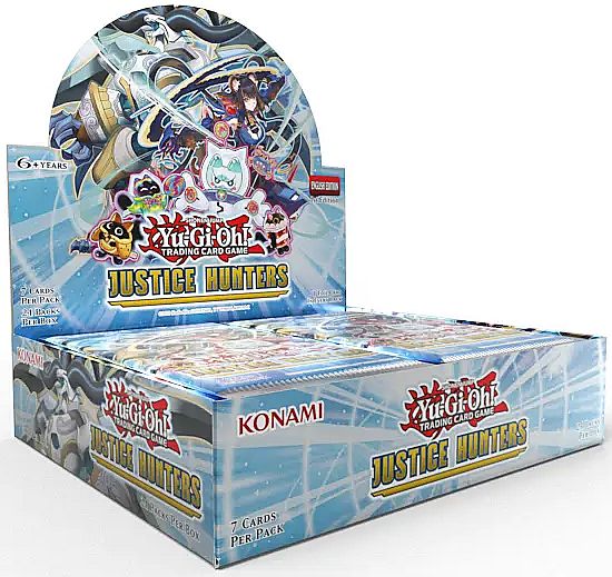 Yu-gi-oh Booster Pakke Justice Hunters Booster Display Box Med 24 Pakker