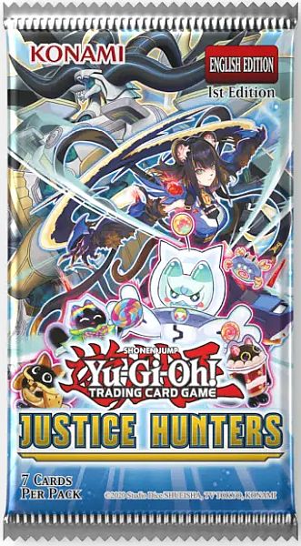 Yu-gi-oh Booster Pakke Justice Hunters Booster Pack