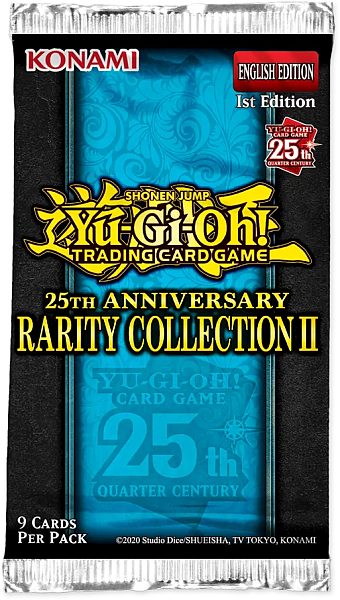 Yu-gi-oh Booster Pakke 25th Anniversary Rarity Collection Ii Booster Pack
